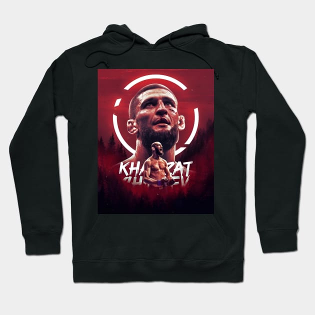 Khamzat 'Borz' Chimaev Hoodie by Fit-Flex